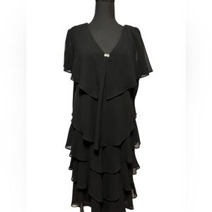 Patra Black Evening Dress Prom Party Black Tie NWOT